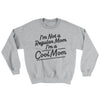 I'm Not A Regular Mom I'm A Cool Mom Ugly Sweater Sport Grey | Funny Shirt from Famous In Real Life