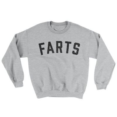 Farts Ugly Sweater Sport Grey | Funny Shirt from Famous In Real Life
