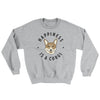 Happiness Is A Corgi Ugly Sweater Sport Grey | Funny Shirt from Famous In Real Life