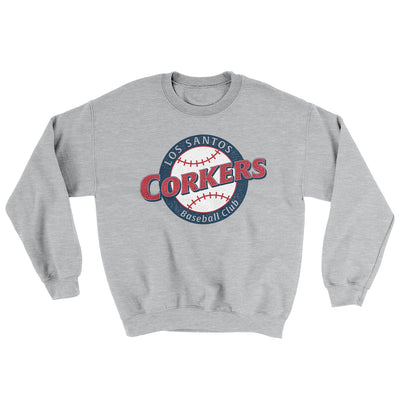 Los Santos Corkers Ugly Sweater Sport Grey | Funny Shirt from Famous In Real Life