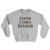 Food Coma Season Ugly Sweater Sport Grey | Funny Shirt from Famous In Real Life