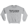 Silently Judging Your Grammar Ugly Sweater Sport Grey | Funny Shirt from Famous In Real Life