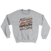 The Mountains Are Calling Ugly Sweater Sport Grey | Funny Shirt from Famous In Real Life
