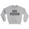 Dog Person Ugly Sweater Sport Grey | Funny Shirt from Famous In Real Life
