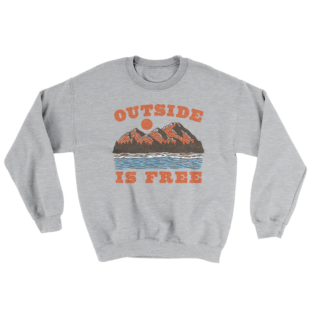 Outside Is Free Ugly Sweater | Funny Shirt from Famous In Real Life