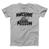 Awesome Possum Funny Men/Unisex T-Shirt Sport Grey | Funny Shirt from Famous In Real Life