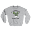 I’m Friends With A Monstera Ugly Sweater Sport Grey | Funny Shirt from Famous In Real Life