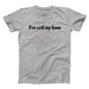 I’ve Cc’d My Boss Funny Men/Unisex T-Shirt Sport Grey | Funny Shirt from Famous In Real Life