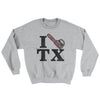 I Chainsaw Texas Ugly Sweater Sport Grey | Funny Shirt from Famous In Real Life