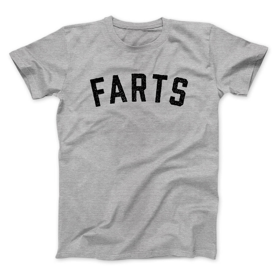 Farts Funny Men/Unisex T-Shirt Sport Grey | Funny Shirt from Famous In Real Life