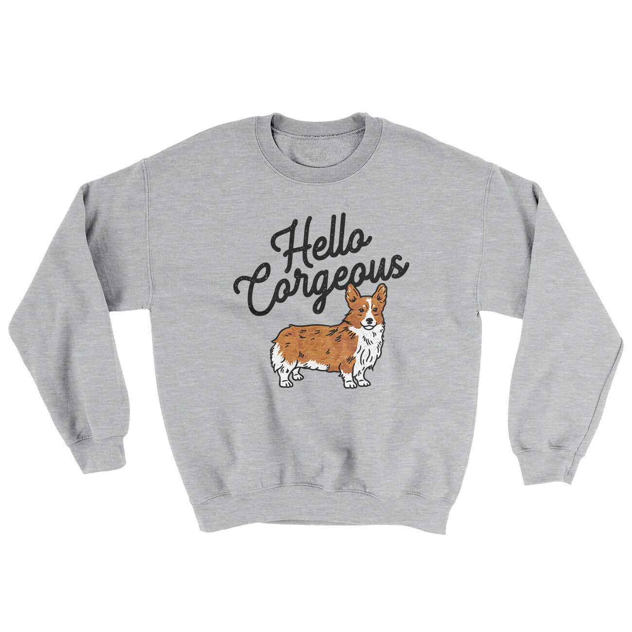 Hello Corgeous Ugly Sweater | Funny Shirt from Famous In Real Life