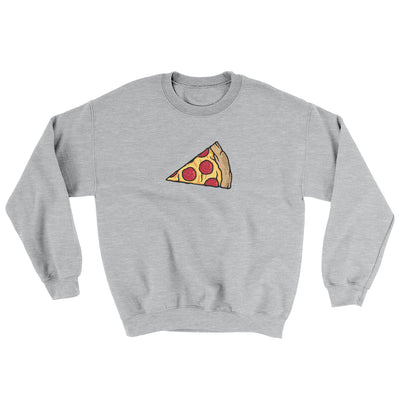 Pizza Slice Couple's Shirt Ugly Sweater Sport Grey | Funny Shirt from Famous In Real Life