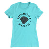 Happiness Is A Black Lab Women's T-Shirt Tahiti Blue | Funny Shirt from Famous In Real Life
