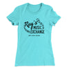 Rays Music Exchange Women's T-Shirt Tahiti Blue | Funny Shirt from Famous In Real Life
