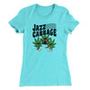 Jazz Cabbage Funny Women's T-Shirt Tahiti Blue | Funny Shirt from Famous In Real Life