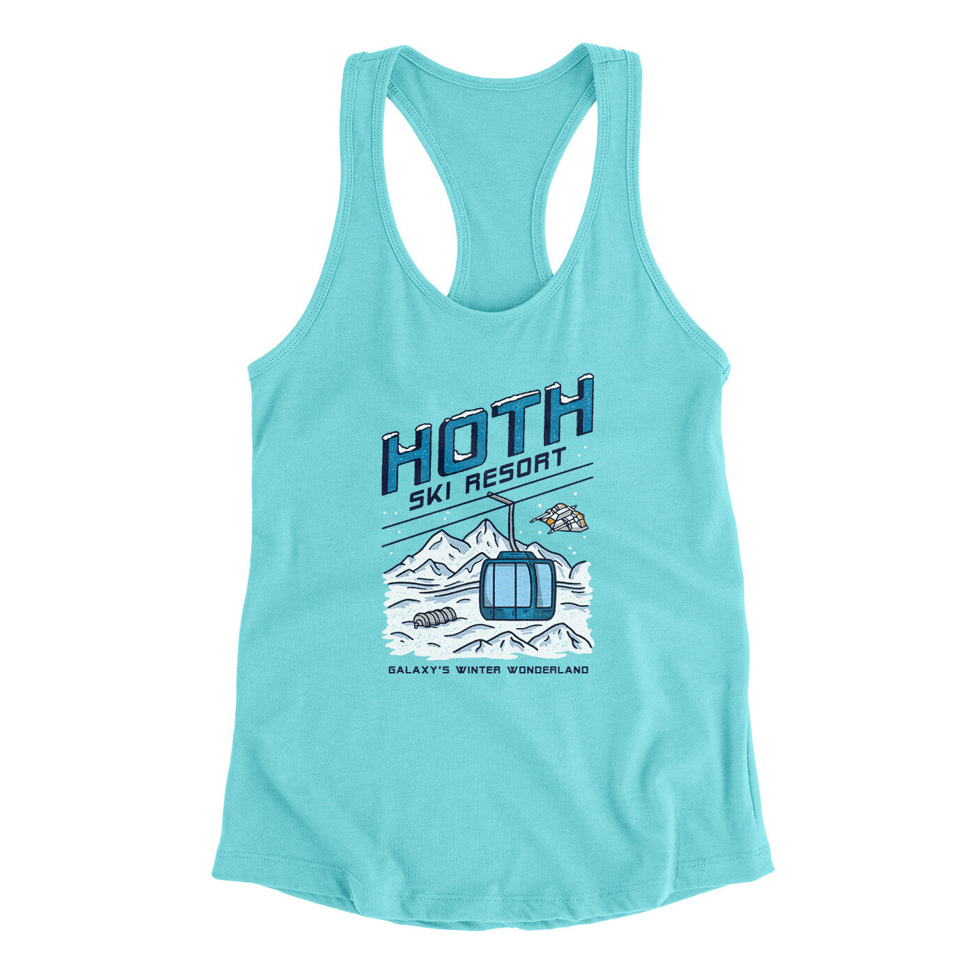 Hoth Ski Resort Women's Racerback Tank | Funny Shirt from Famous In Real Life