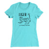 Liger Women's T-Shirt Tahiti Blue | Funny Shirt from Famous In Real Life