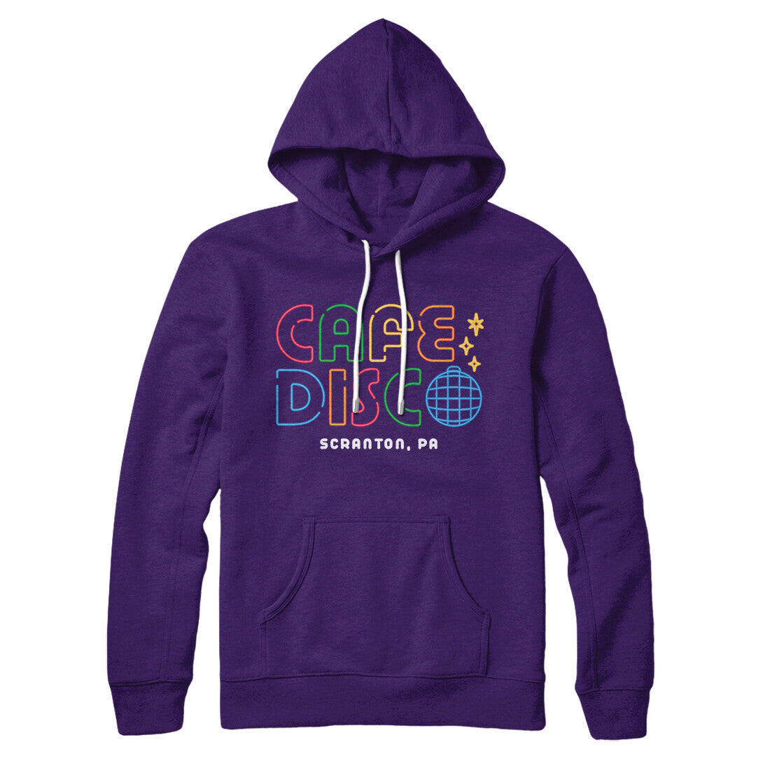 Cafe Disco Hoodie | Funny Shirt from Famous In Real Life