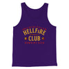 Hellfire Club Men/Unisex Tank Top Team Purple | Funny Shirt from Famous In Real Life