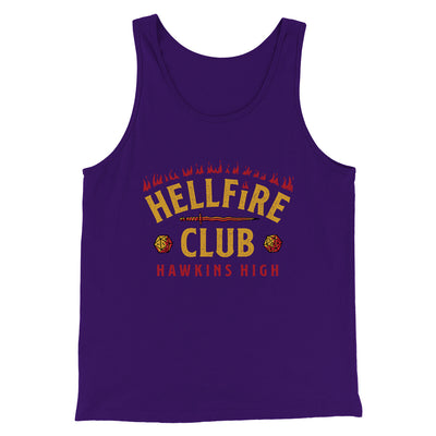 Hellfire Club Men/Unisex Tank Top Team Purple | Funny Shirt from Famous In Real Life