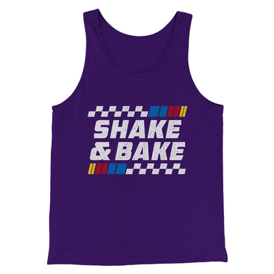 Shake And Bake Funny Movie Men/Unisex Tank Top Team Purple | Funny Shirt from Famous In Real Life