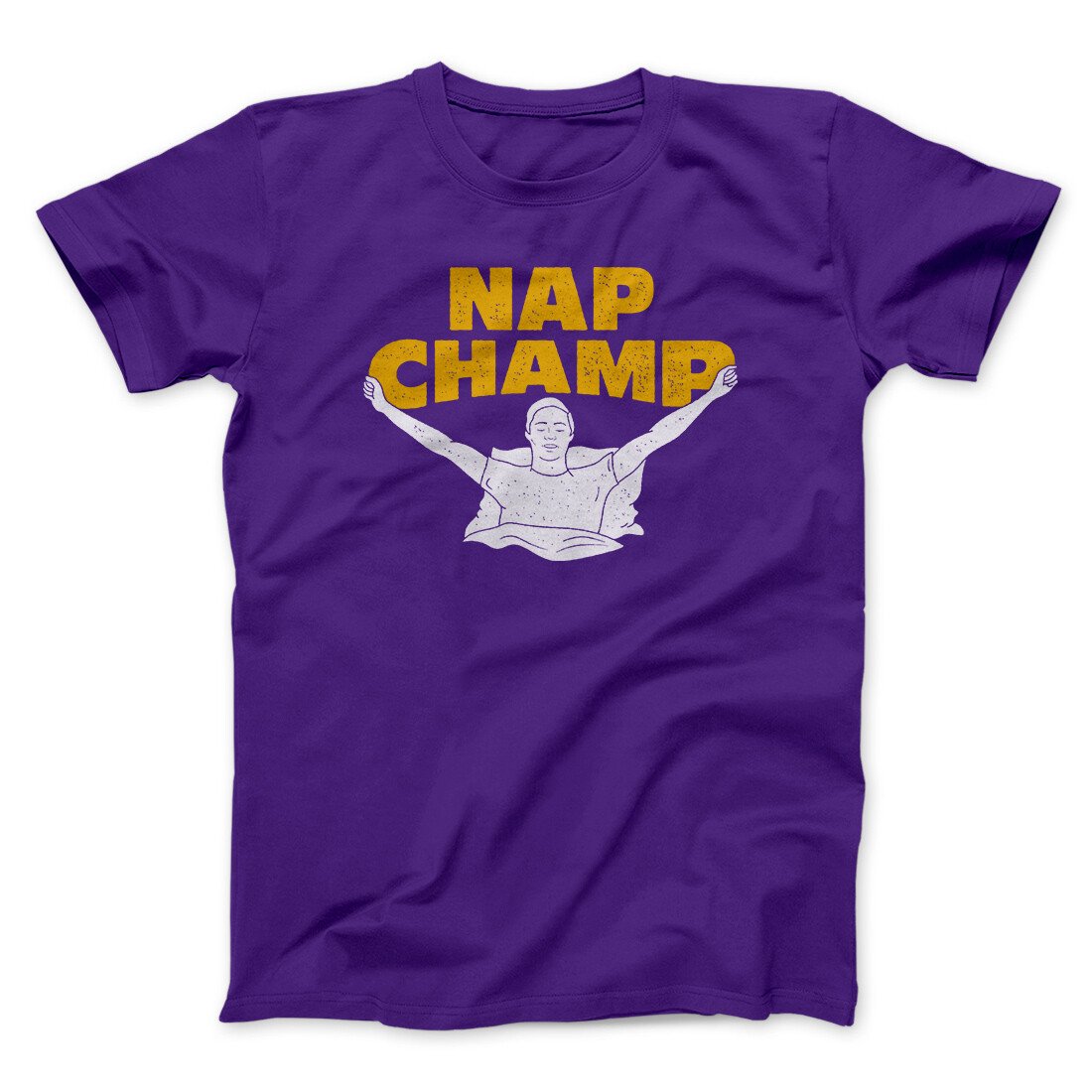 Nap Champ Funny Thanksgiving Men/Unisex T-Shirt | Funny Shirt from Famous In Real Life
