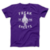 Freak In The Sheets Men/Unisex T-Shirt Team Purple | Funny Shirt from Famous In Real Life