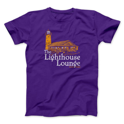 The Lighthouse Lounge Men/Unisex T-Shirt Team Purple | Funny Shirt from Famous In Real Life