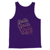 Grills Grills Grills Men/Unisex Tank Top Team Purple | Funny Shirt from Famous In Real Life
