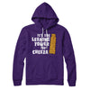 It's The Leaning Tower Of Cheeza Hoodie Team Purple | Funny Shirt from Famous In Real Life