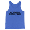 Not A Dad Bod A Father Figure Funny Men/Unisex Tank Top True Royal TriBlend | Funny Shirt from Famous In Real Life