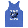 Van Life Men/Unisex Tank Top True Royal TriBlend | Funny Shirt from Famous In Real Life