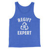 Regift Expert Men/Unisex Tank Top True Royal TriBlend | Funny Shirt from Famous In Real Life