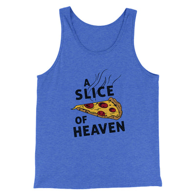 A Slice Of Heaven Funny Movie Men/Unisex Tank Top True Royal TriBlend | Funny Shirt from Famous In Real Life