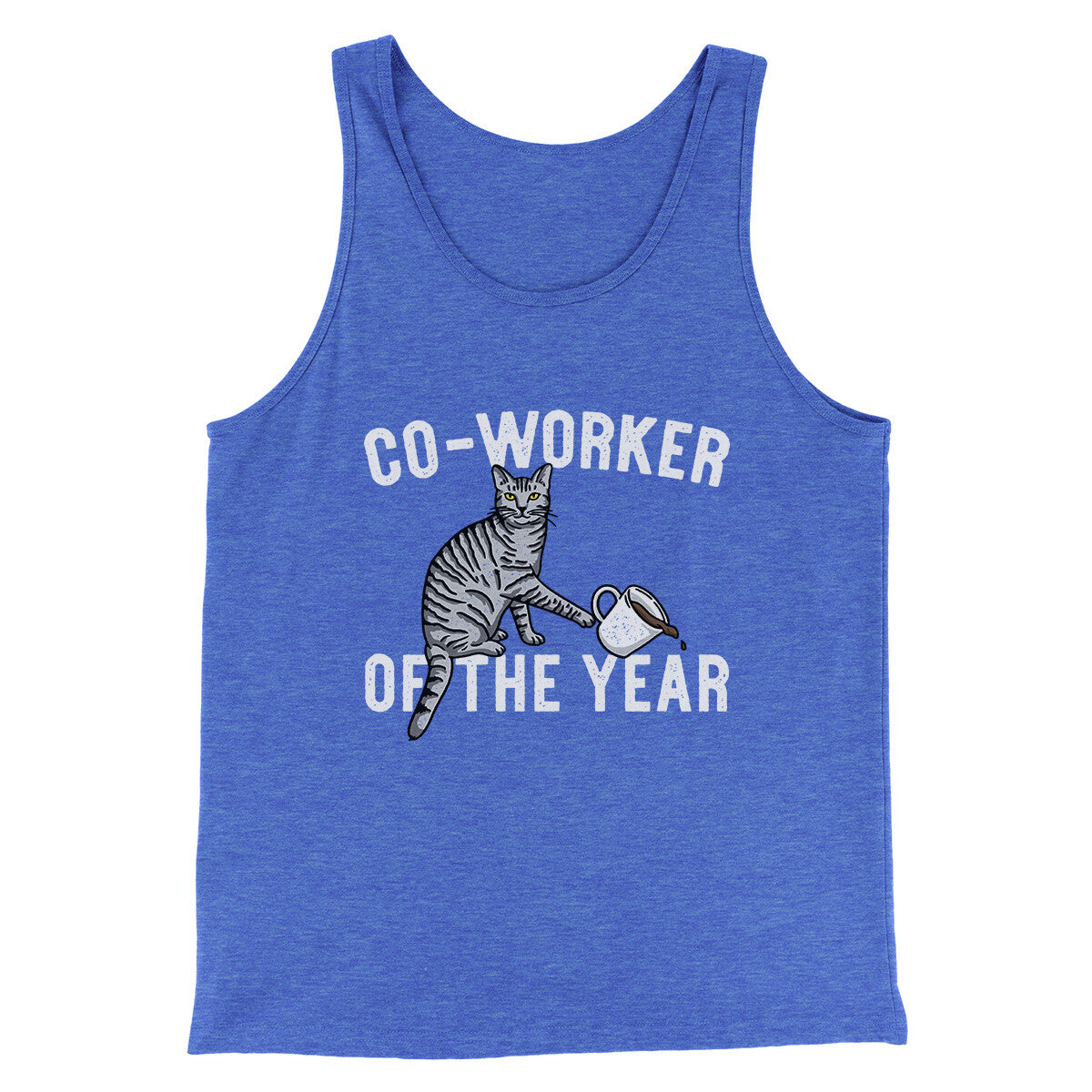 Co-Worker Of The Year Funny Men/Unisex Tank Top | Funny Shirt from Famous In Real Life