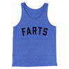 Farts Funny Men/Unisex Tank Top True Royal TriBlend | Funny Shirt from Famous In Real Life