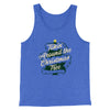 Tokin Around The Christmas Tree Men/Unisex Tank Top True Royal TriBlend | Funny Shirt from Famous In Real Life