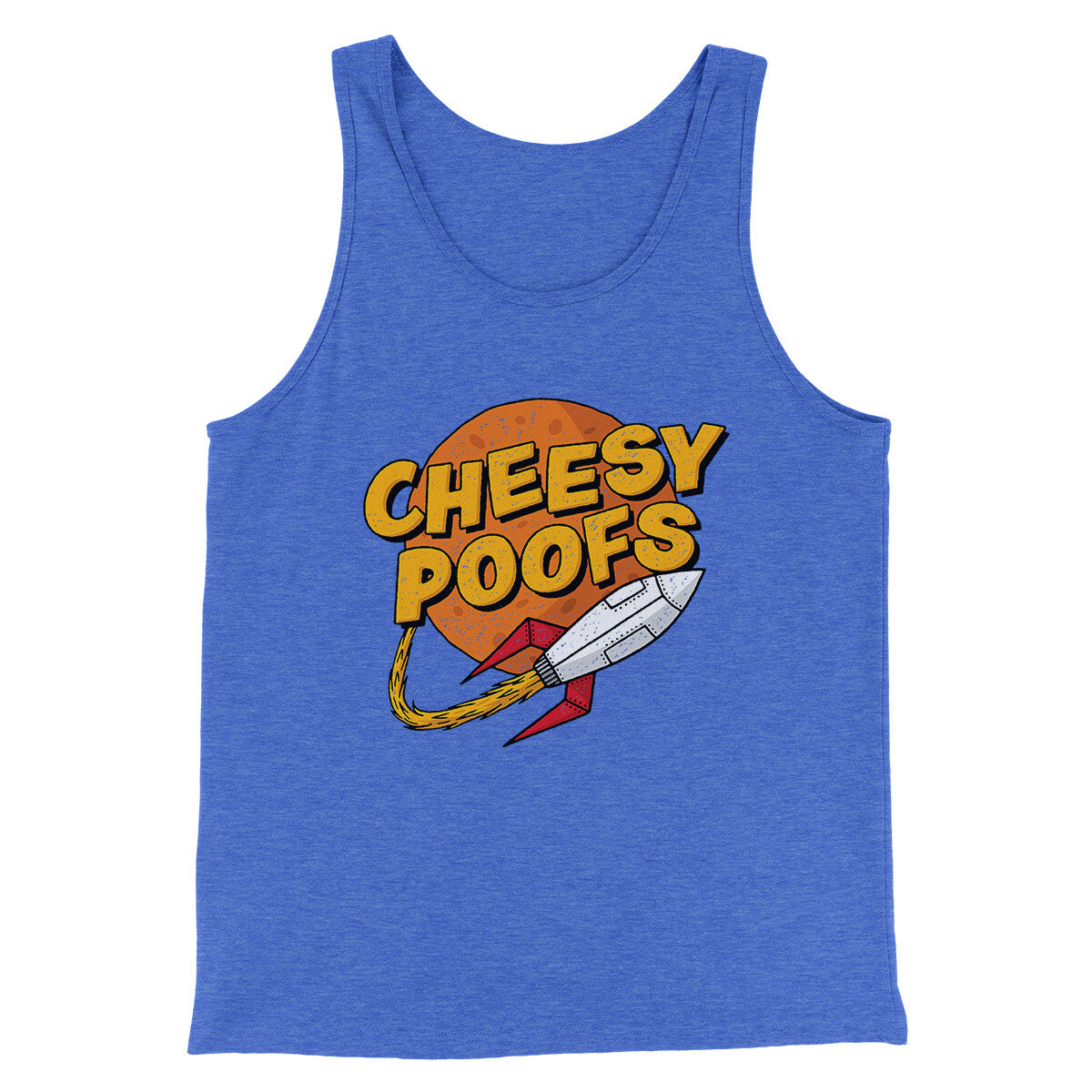 Cheesy Poofs Men/Unisex Tank Top | Funny Shirt from Famous In Real Life