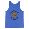 Happiness Is A Retriever Men/Unisex Tank Top True Royal TriBlend | Funny Shirt from Famous In Real Life