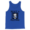 Bust A Rhyme Men/Unisex Tank Top True Royal | Funny Shirt from Famous In Real Life