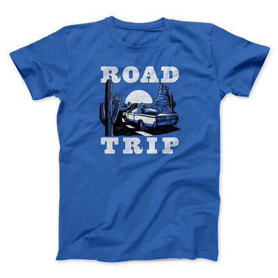 Road Trip Men/Unisex T-Shirt True Royal | Funny Shirt from Famous In Real Life