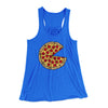 Pizza Slice Couple's Shirt Women's Flowey Racerback Tank Top True Royal | Funny Shirt from Famous In Real Life