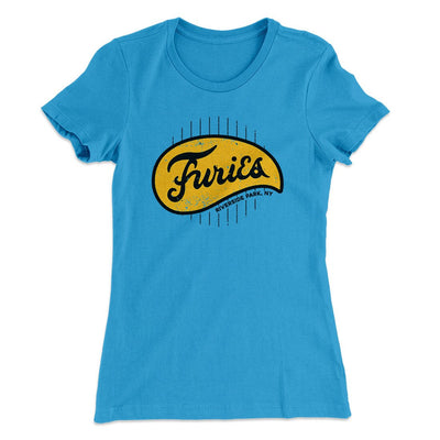 The Baseball Furies Women's T-Shirt Turquoise | Funny Shirt from Famous In Real Life