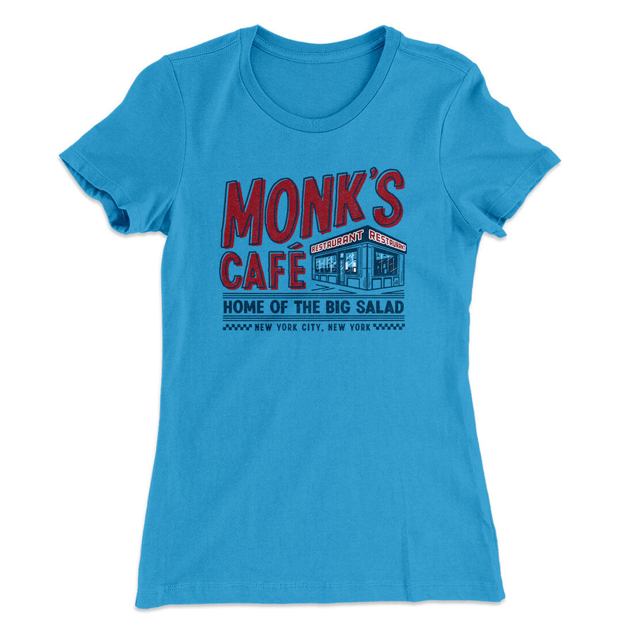 Monk's Cafe Women's T-Shirt | Funny Shirt from Famous In Real Life