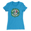 Sativa Claus Women's T-Shirt Turquoise | Funny Shirt from Famous In Real Life
