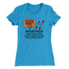 Kickin' Wing's Fireworks Women's T-Shirt Turquoise | Funny Shirt from Famous In Real Life