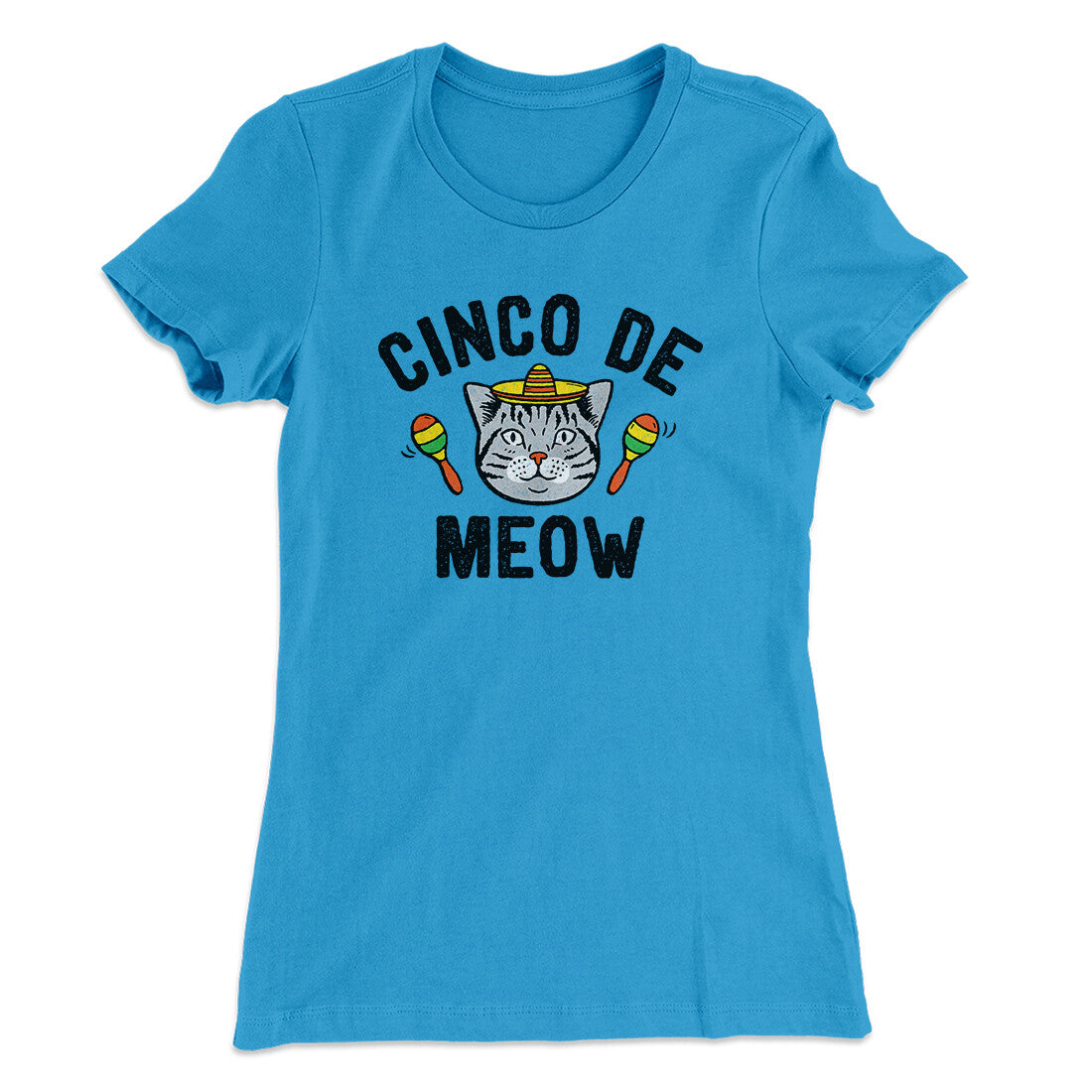 Cinco De Meow Women's T-Shirt | Funny Shirt from Famous In Real Life