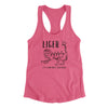 Liger Women's Racerback Tank Vintage Pink | Funny Shirt from Famous In Real Life