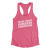 Irish Today, Hungover Tomorrow Women's Racerback Tank Vintage Pink | Funny Shirt from Famous In Real Life