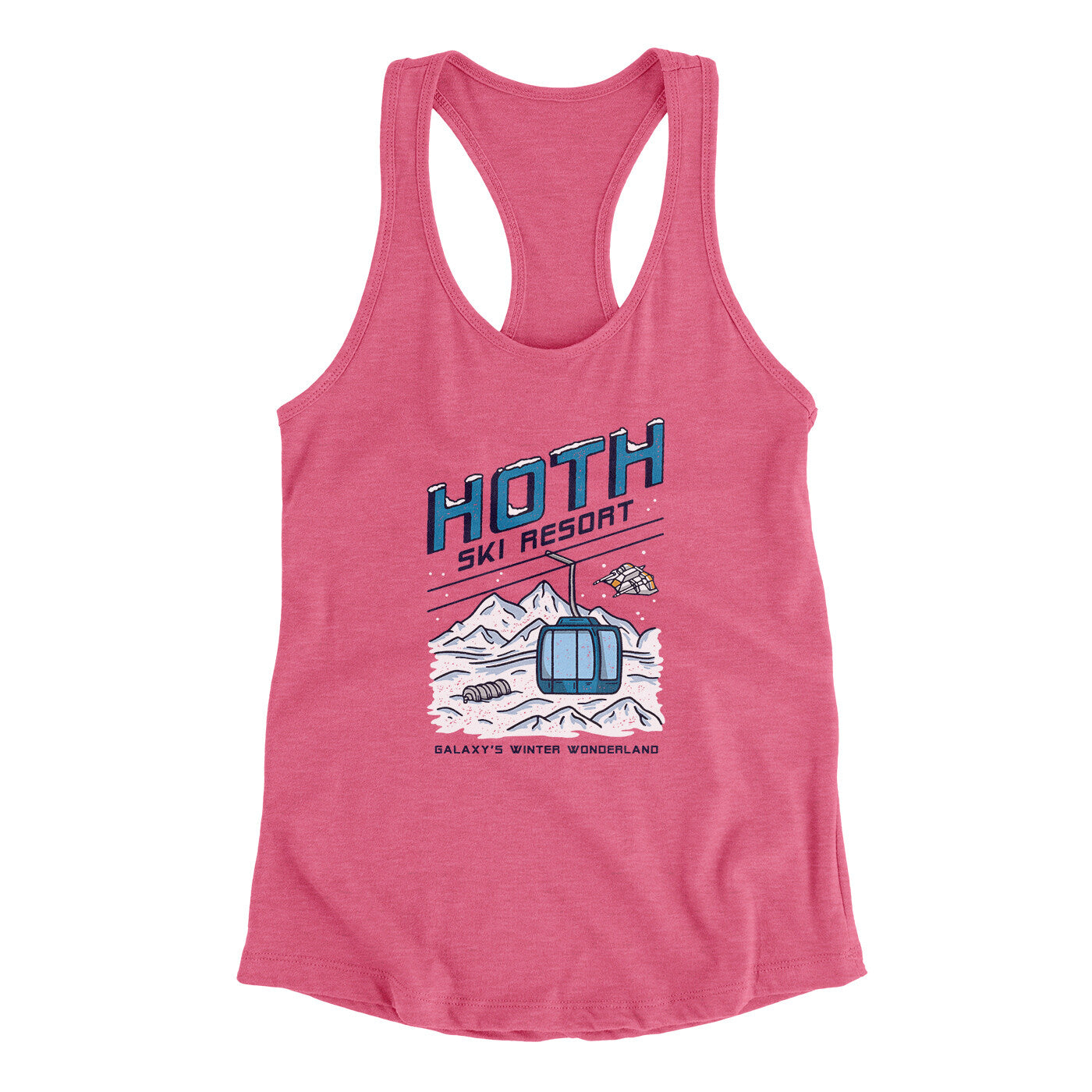 Hoth Ski Resort Women's Racerback Tank | Funny Shirt from Famous In Real Life